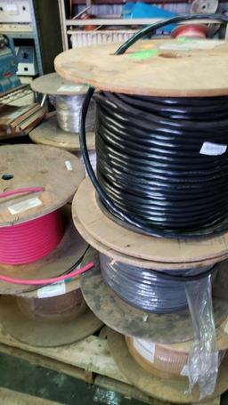 Pallet spools of heavy wire