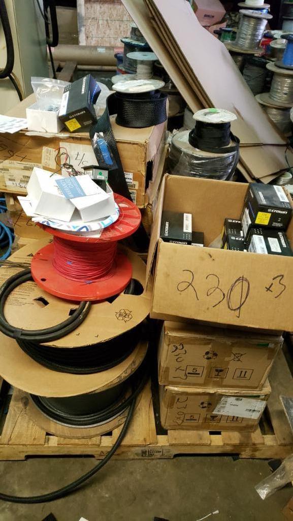 Entire pallet tubing misc 3 boxes estimated 45 units crown electronics