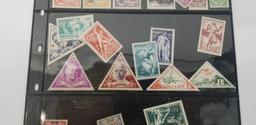 Vintage Manaco Stamp Collection