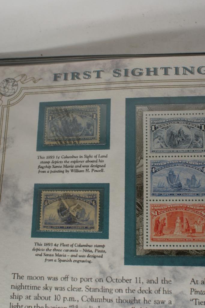 1893 Christopher Columbus Stamps in Album