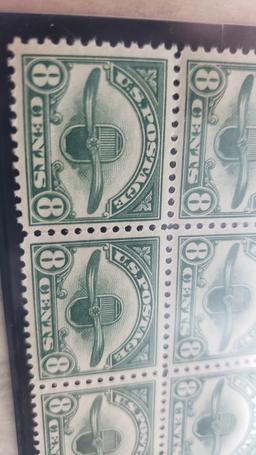 Collectible 8c stamp 1923 Airmail 6 units