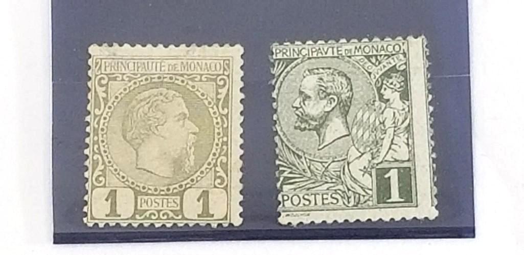 1885 Monaco Stamp 2 units