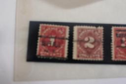 Antique "Postage Due" Stamps 1 and 2 cents Maybe 1895