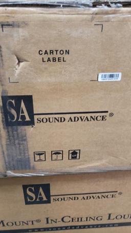 SA Sound Advance FastMount In ceiling Loudspeakers entire Pallet 20 units looks NIB