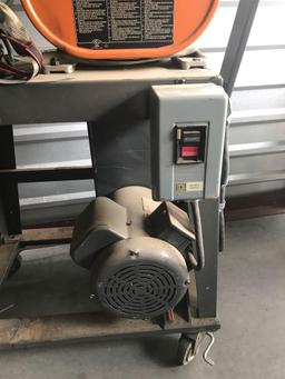 Ridgid BS14002 Band Saw on Rolling Stand