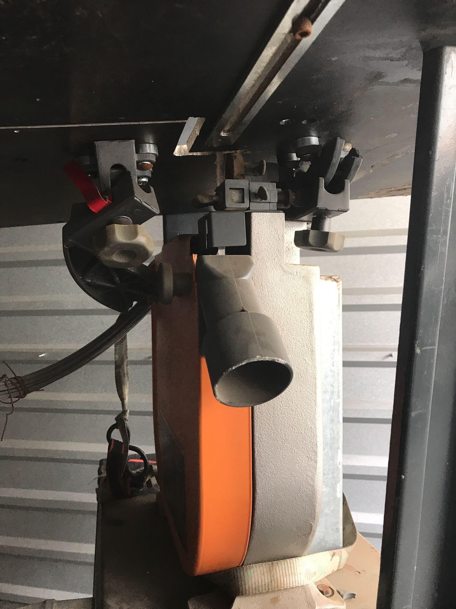 Ridgid BS14002 Band Saw on Rolling Stand