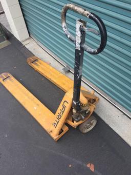 Liftrite 8000 lbs Capacity Pallet Jack 4ft Tall Works Should be removed last