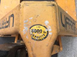 Liftrite 8000 lbs Capacity Pallet Jack 4ft Tall Works Should be removed last