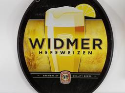 Wider Hefeweizen Wooden Oval Bar Sign 19in Tall 1ft wide