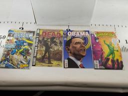 Box of varrious Comic books The Walking Dead, Obama, Death Head , Evil Ernie, Flintstones