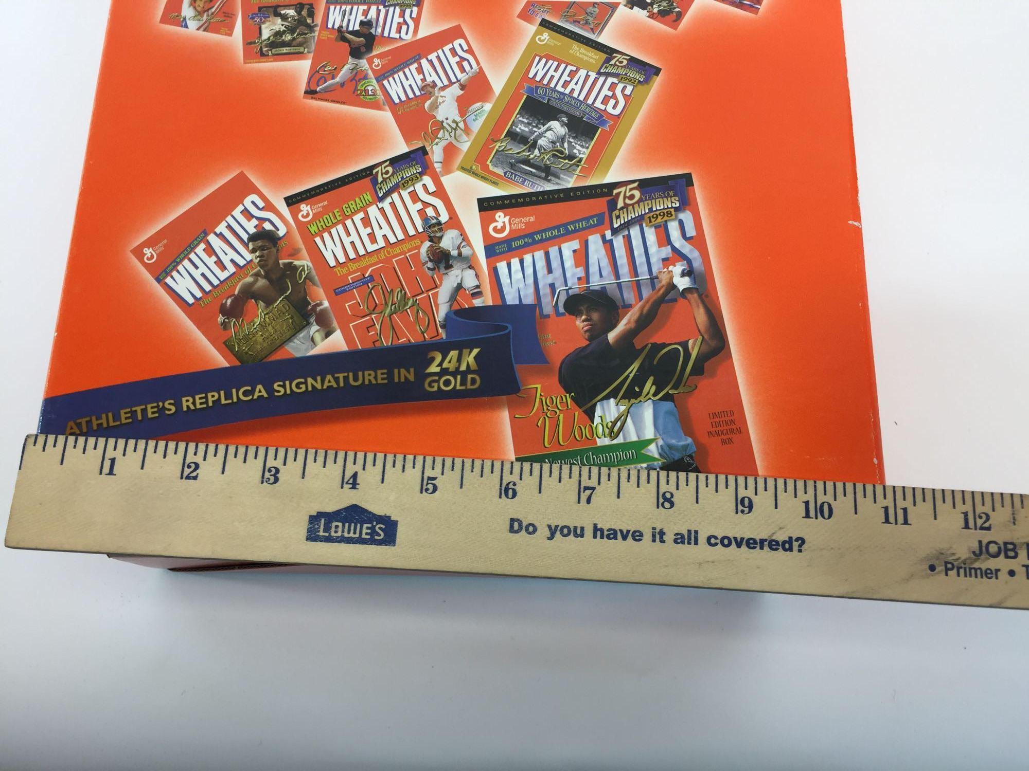 Wheaties 11 Mini-Box Matched Set w/ 24k Gold Signature Replicas