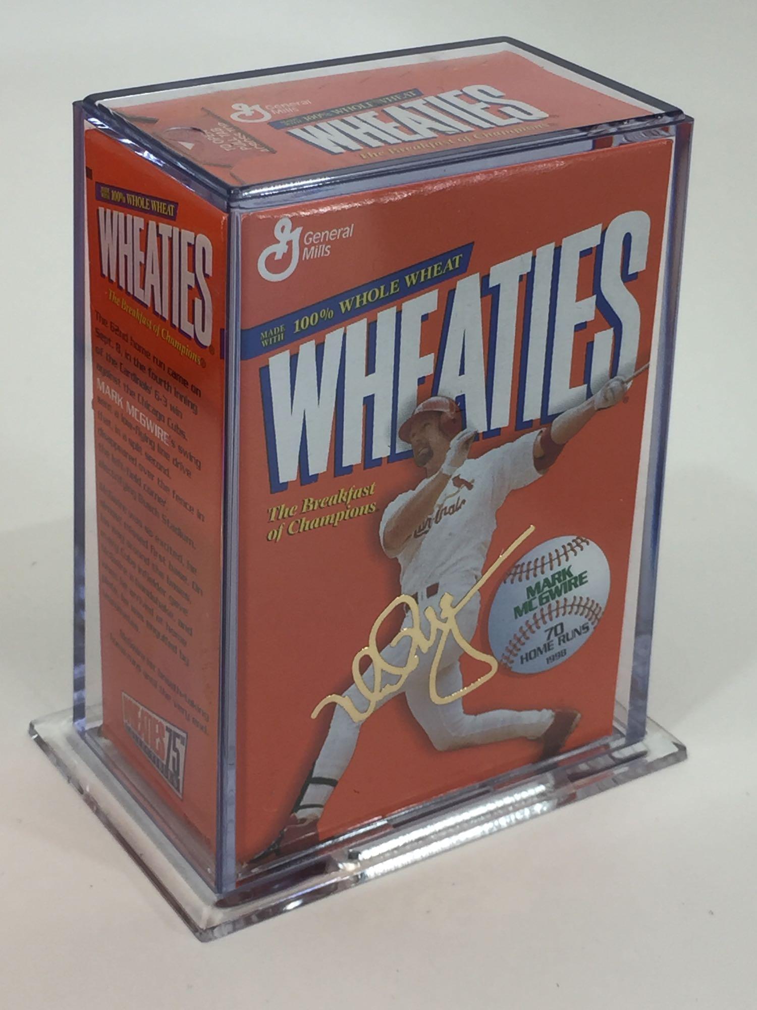 Wheaties 11 Mini-Box Matched Set w/ 24k Gold Signature Replicas