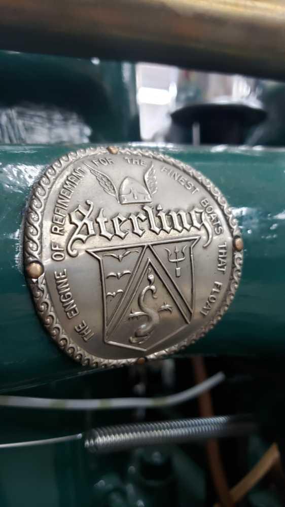 1919 or 1920 sterling motor turns on runs see video