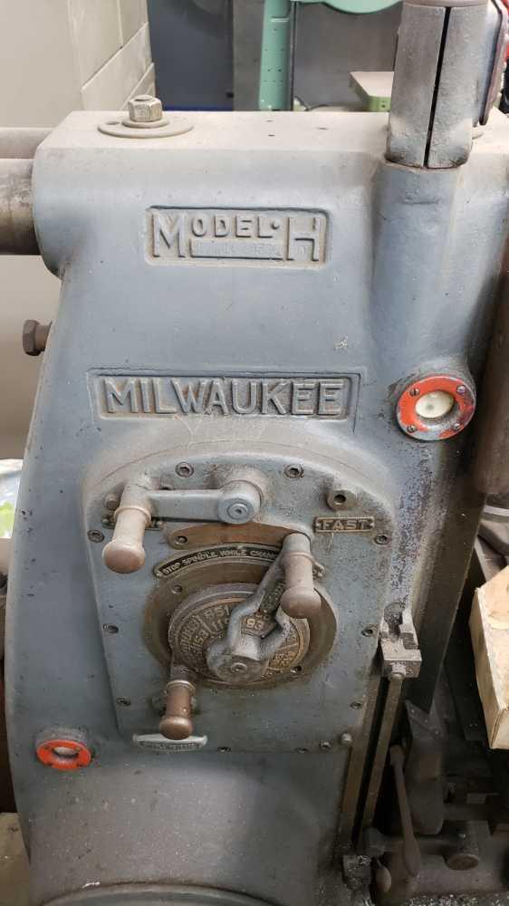 kearney & trecker mill model h milwaukee Location:... Rear Shop