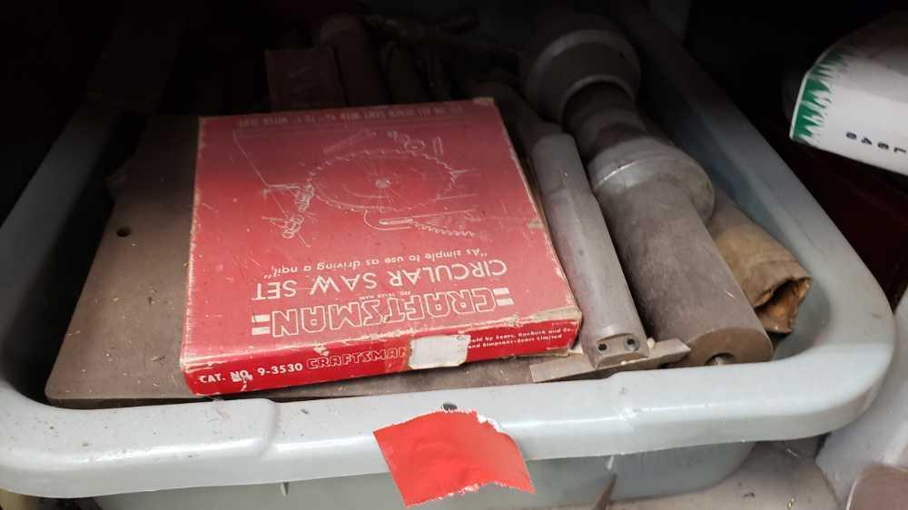 misc brushes grinding wheels jigs etc Location:... Rear Shop