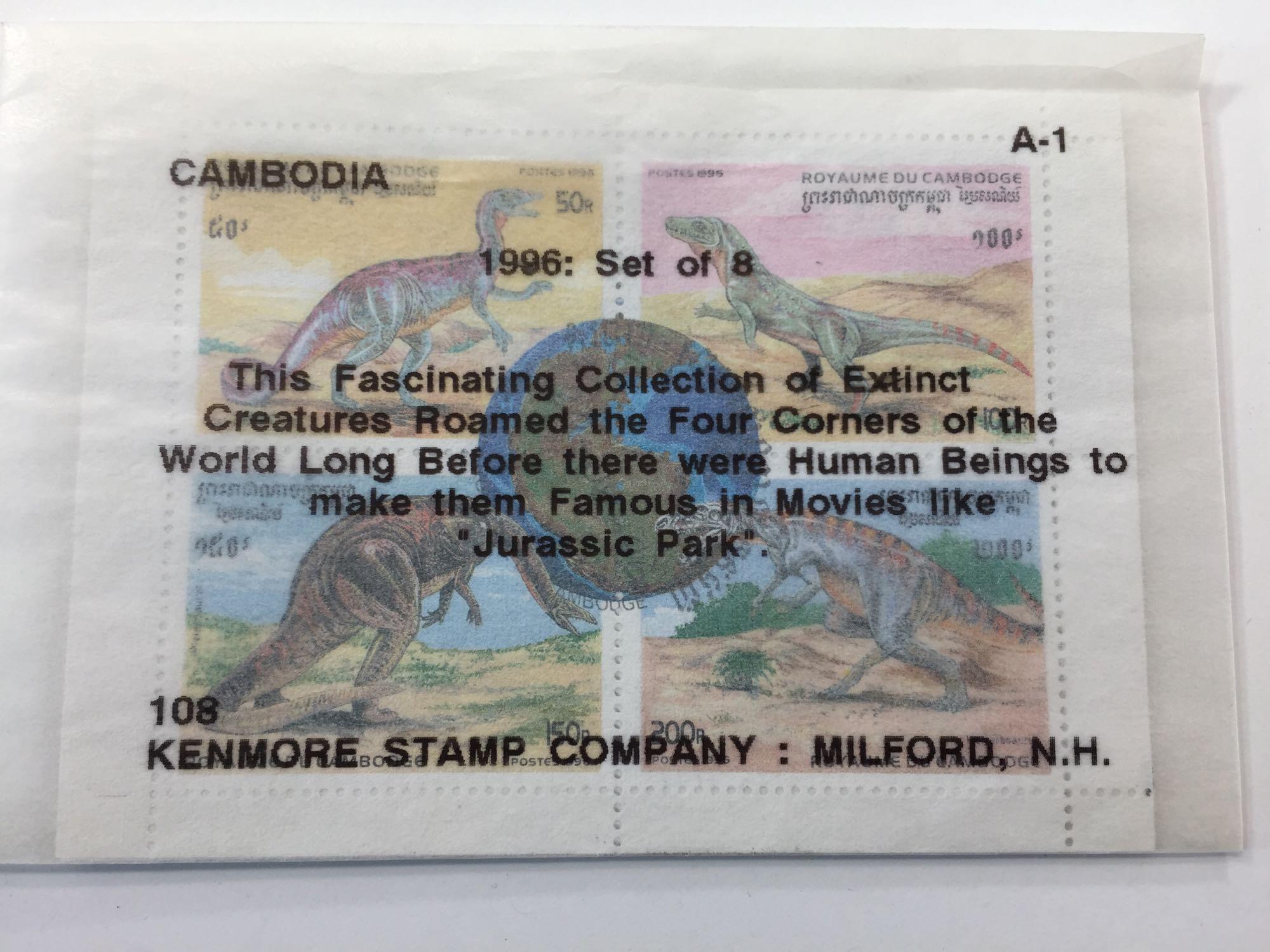 Collection of foreign wildlife stamps 1986-1996