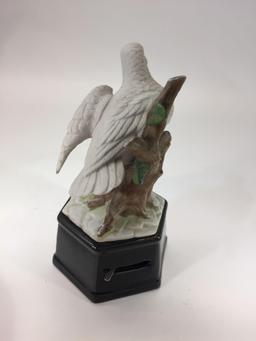 2 Bird Statuettes w/ Music Boxes