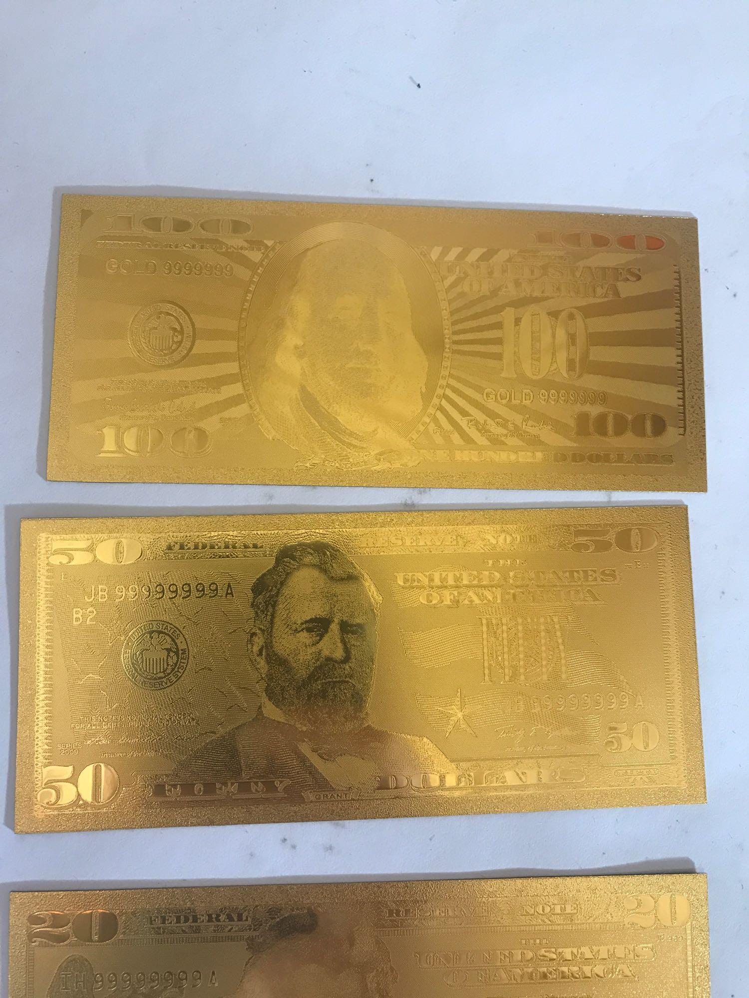 24K Gold Bills 7 Units