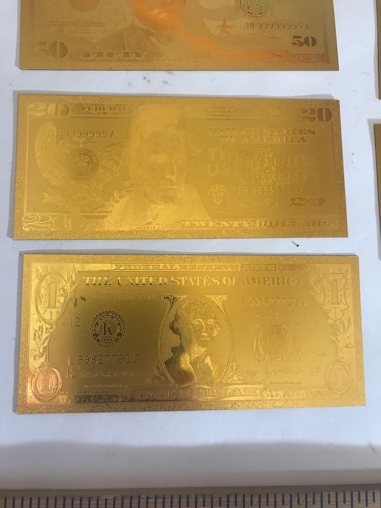 24K Gold Bills 7 Units