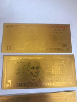 24K Gold Bills 7 Units