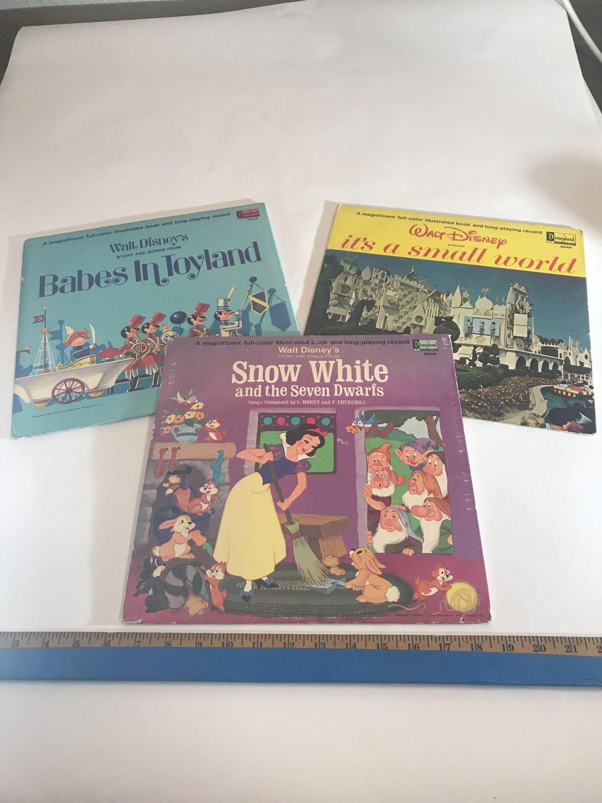 Disney Records with Story Books 3 Units