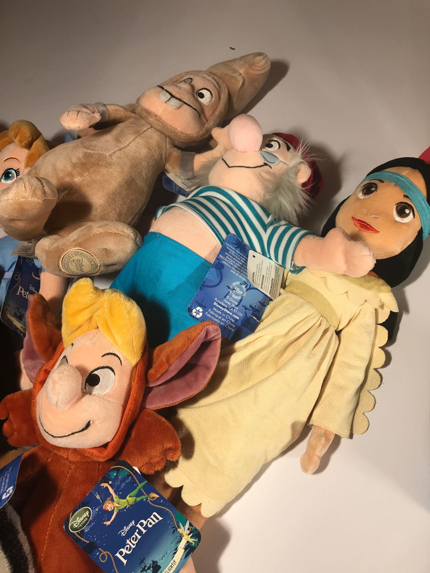 Disney Peter Pan Stuffed Toys 11 Units