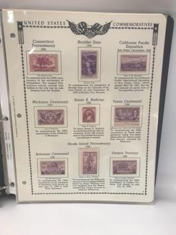 American Commemorative Stamp Album 1935-1960 Full