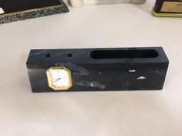 Lot of 5 Desk Clocks