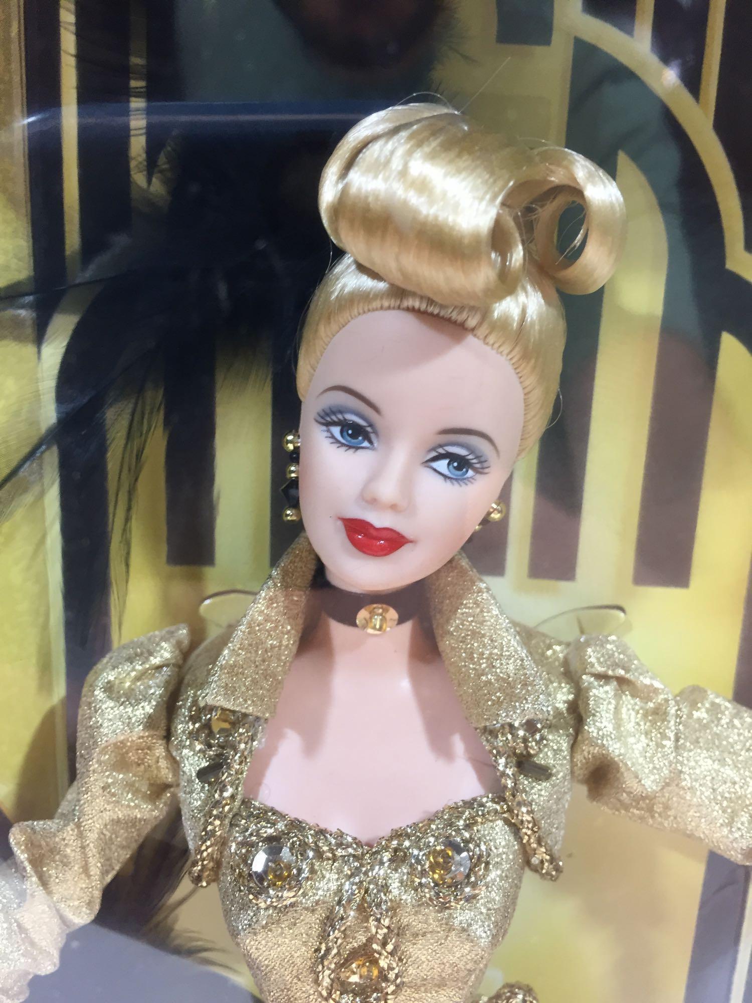 Limited Edition Golden Hollywood Barbie NIB 15.5in Tall