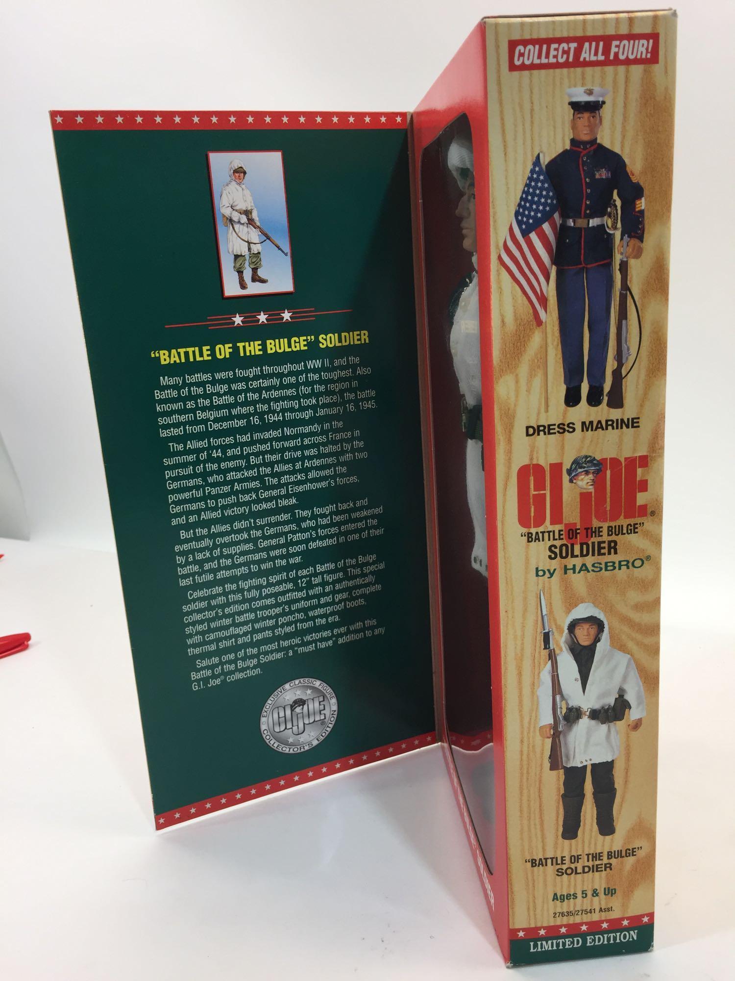 Limited Collectors Edition G.I.Joe Battle of the Bulge Soldier - by Hasbro NIB 13in Tall