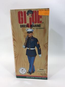 Limited Collectors Edition G.I.Joe Dress Marine - by Hasbro NIB 13in Tall