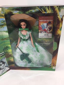 Barbie as Scarlett O'Hara Gone With The Wind at Wilke's Barbeque - NIB 14in tall