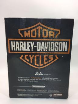 Barbie Harley - Davidson Barbie and Ken Doll Gift Set in Original Box 13in tall