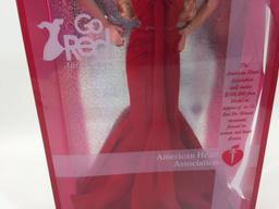 American Heart Association Go Red for Women Barbie Doll - NIB 14in Tall