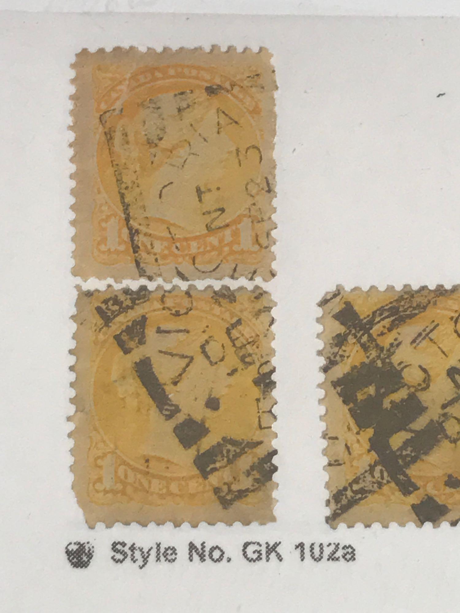 Stamp Collection Canada First Issue Plus Blocks