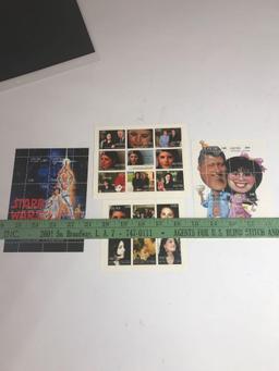 Foreign Stamp Blocks Bill Clinton Monica Lewinsky 4 Units