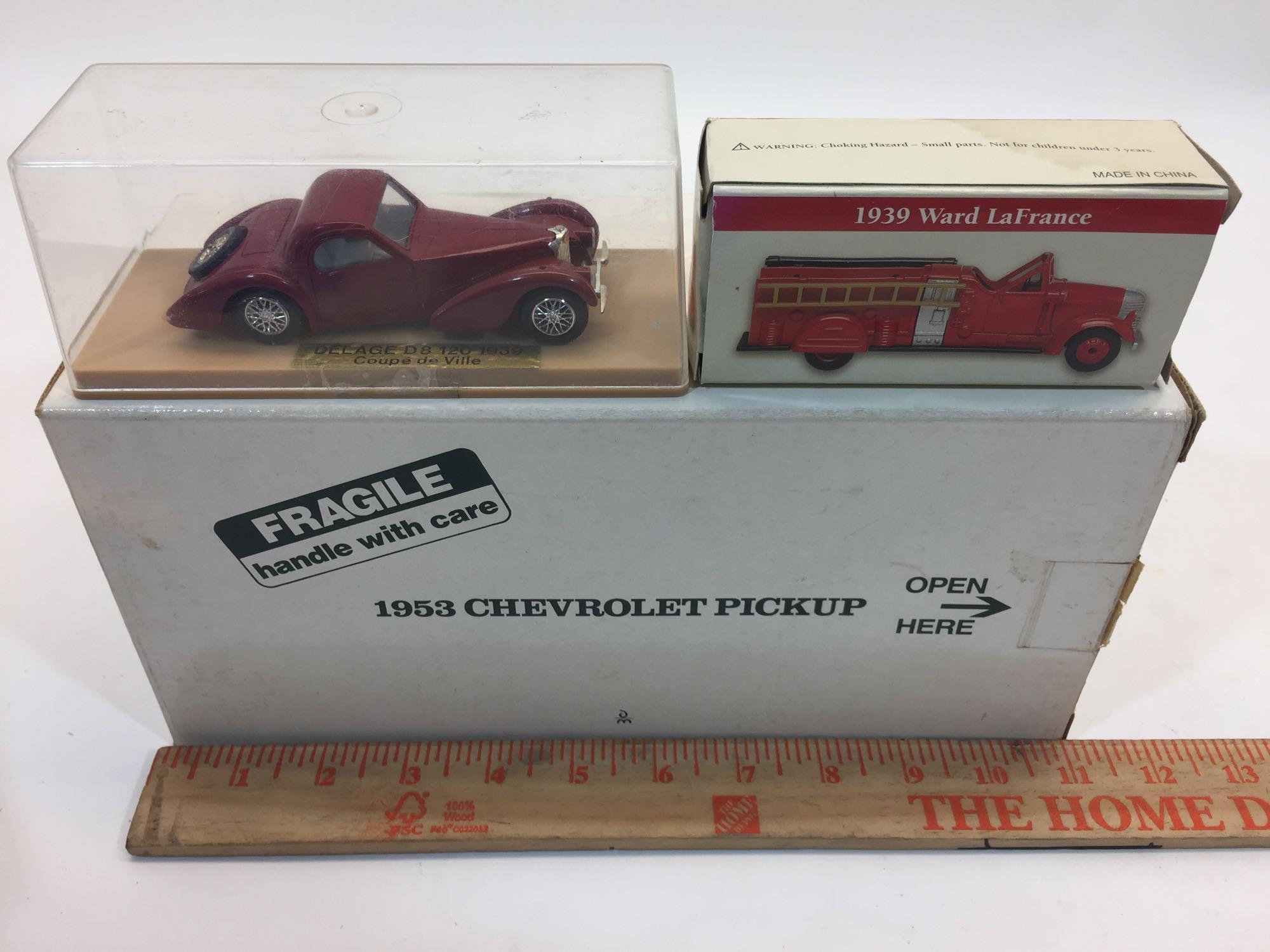 Lot of 3 Vintage Toy Cars w/ Original Packaging