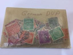 Box of Hundreds of Foreign & Domestic Stamps