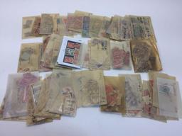 Lot of Dozens of Foreign and Domestic Stamps