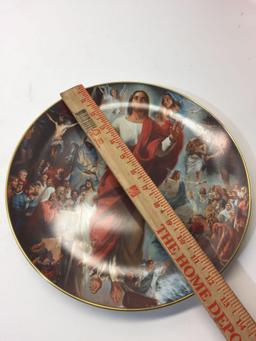 Limited Edition 12in Ceramic Plate - The Life of Christ by Stephan Juharos