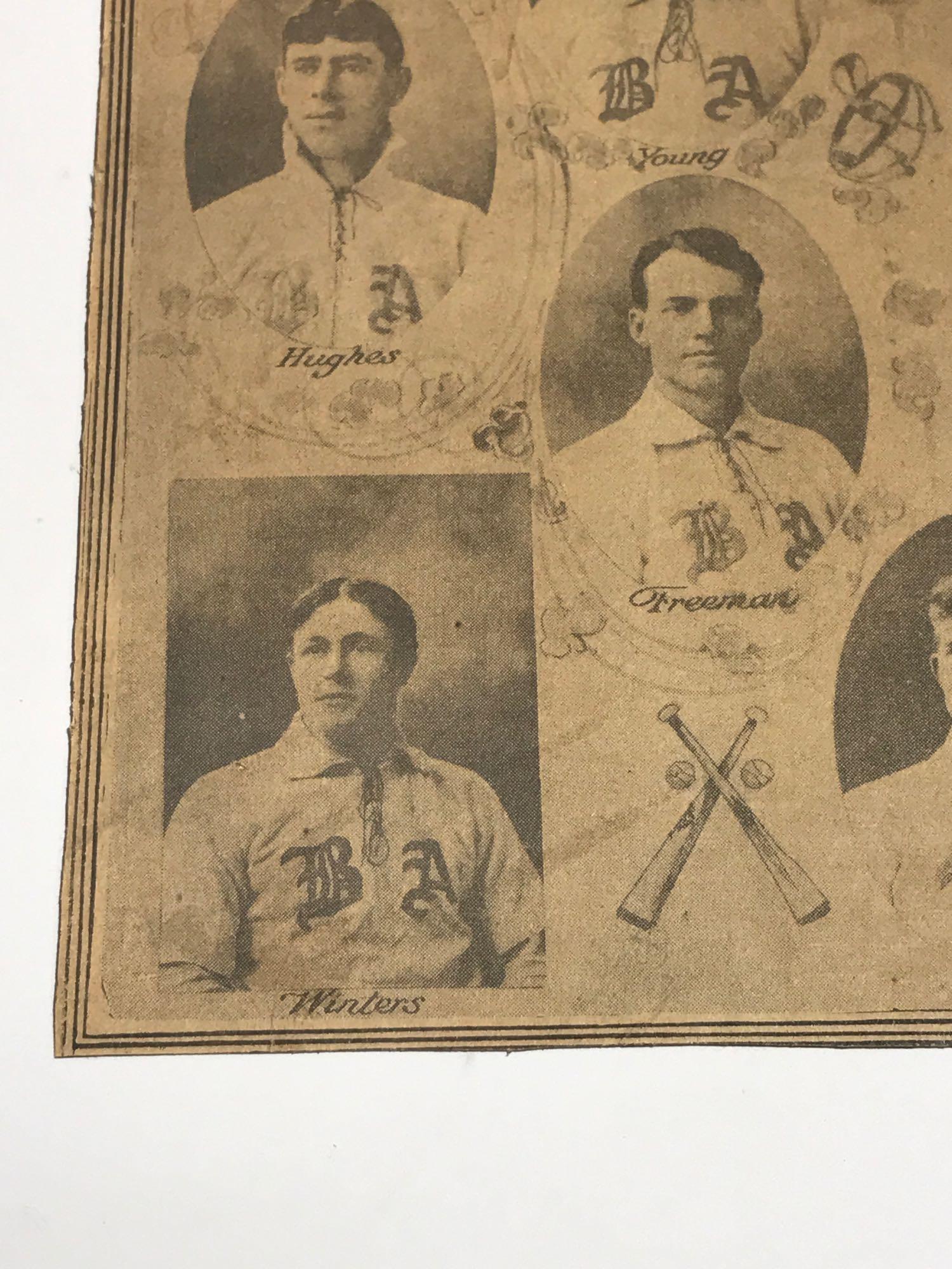 Boston Americans Baseball 1904 Champions Newspaer Advertising