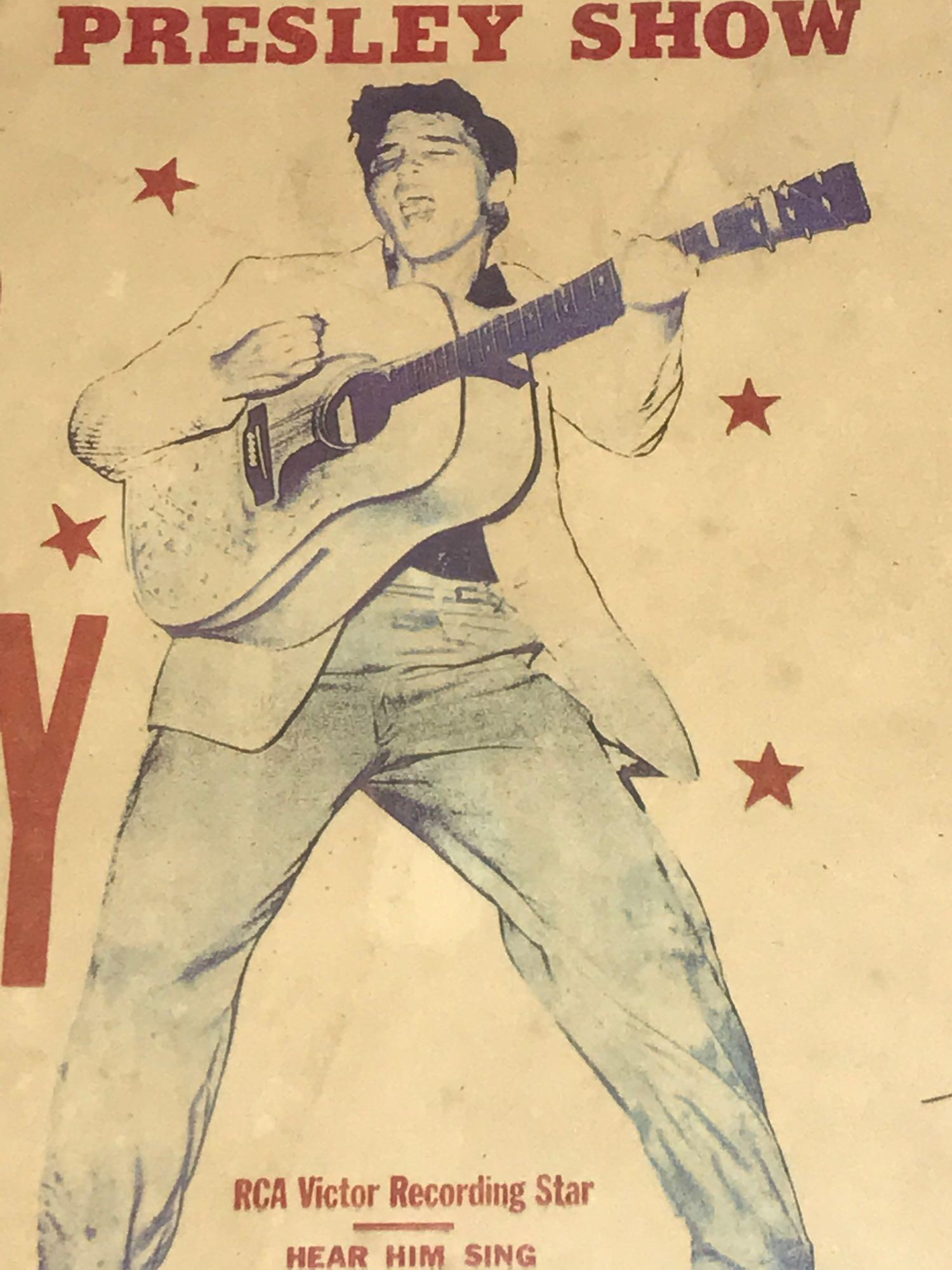 Elvis Presley Florida Theatre 1956 Paper Poster