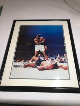 Mohammed Ali Framed Picture Signed Framed No COA