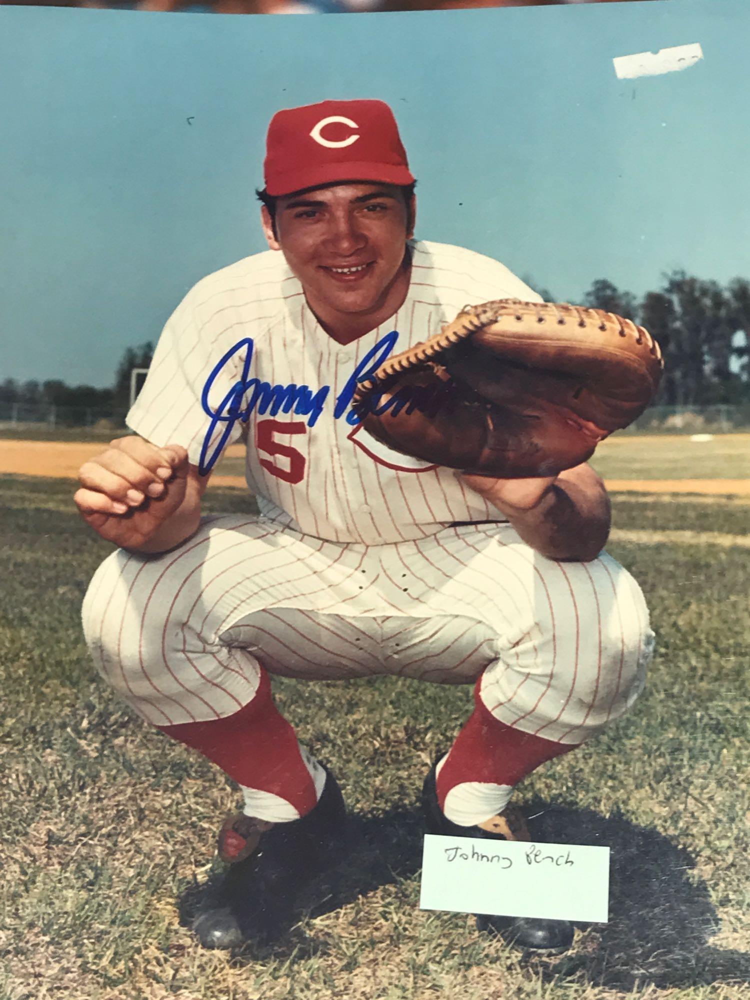 8x10 Photos Signed By Hall Of Fame Baseball Players 22 Units