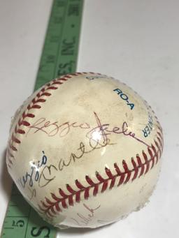 Signed Baseball 9 Autos No COA