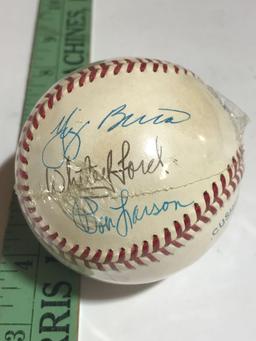 Signed Baseball 9 Autos No COA