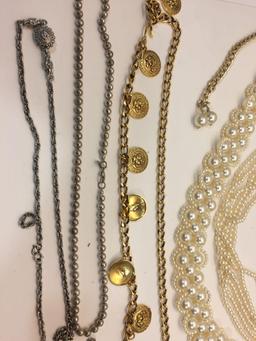 Lot of large costume jewelry