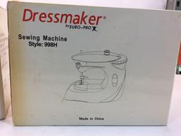 2 Dressmaker Sewing Machines by Euro-Pro - Untested