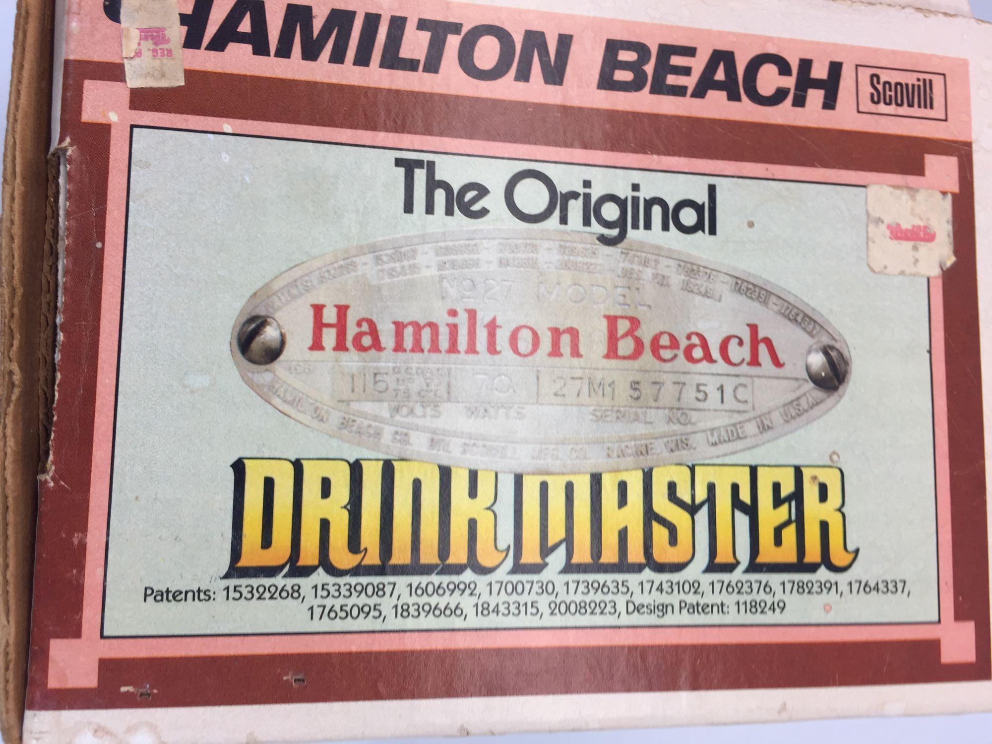 Hamilton Beach Drink Master Milkshake Machine