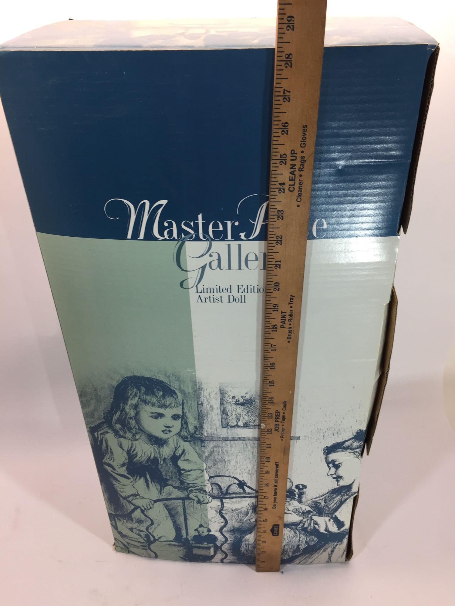 Master Piece Gallery Limited Edition Artist Doll - In Original Packaging 29in tall